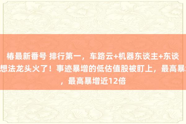 椿最新番号 排行第一，车路云+机器东谈主+东谈主工智能想法龙头火了！事迹暴增的低估值股被盯上，最高暴增近12倍