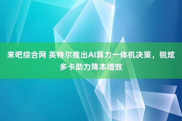 来吧综合网 英特尔推出AI算力一体机决策，锐炫多卡助力降本增效